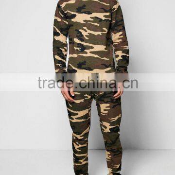 Custom Boys Camo Printing Tracksuit for Men Sportswear photo-2