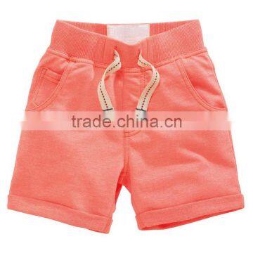 S32975W Children's clothing boys shorts causal solid cotton linen baby boy short pants