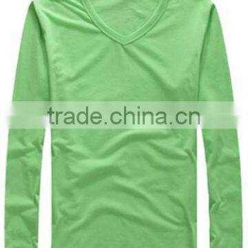 Factory sale custom design raglan tight fit long sleeve t shirt