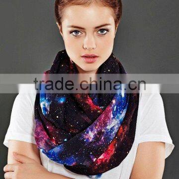 Space Galaxy Infinity Scarf Loop Scarf Circle Scarf Spring Summer Fall Winter Session Gift Ideas for Her Girlfriend Wife photo-5