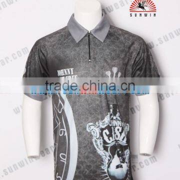 dry fit sublimation print dart shirts men jersey