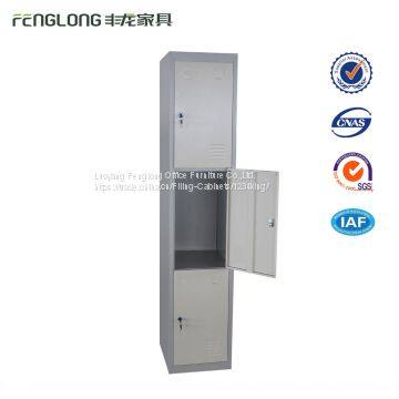 Factory Direct Sale 3 Door Small Steel Wardrobe Lockers Storage Cabinets photo-2