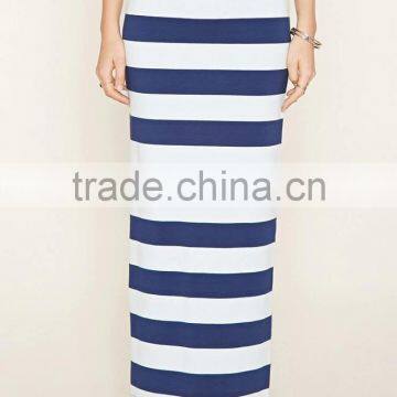 2017 Guangzhou Shandao Summer Oem Service New Design Fashion Stripe Women Pictures of Long Skirts photo-4
