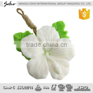 Professional flower scents bath paper soap for wholesales