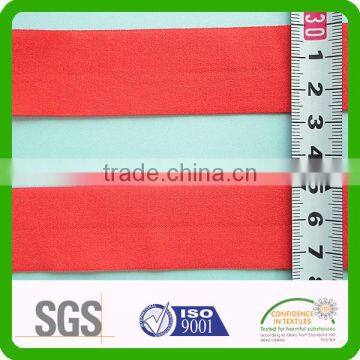 27mm red soft matt underwear fold over elastic binding tape