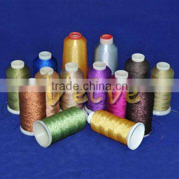 color ful Metallic thread for jeans