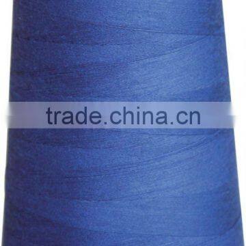 High tenacity aramid spun sewing thread