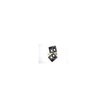 Plastic 2 in 1 Nano Dual SIM Card Adapters , Plastic ABS 3.9 x 3.4cm