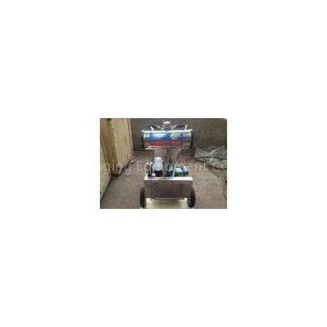 220v / 50hz Aluminum Bucket Dairy MilkingMachinery With Mobile Wheel