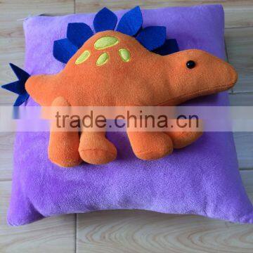 3D embroidered square cushion pillow As Gift to Kids