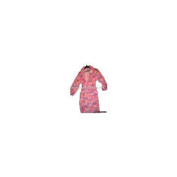 Coral Fleece Bathrobe (Pile Cutting Treatment)