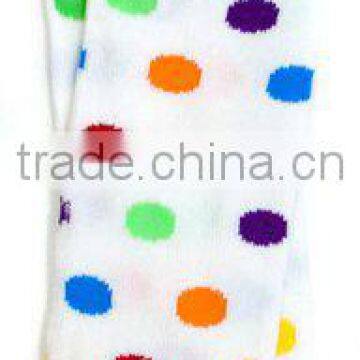 2014 baby leg warmers colorful dot pattern comfortable to baby skin