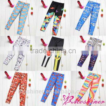 Wholesale Kids Leggings Cheap Price Digital Printing leggings sport fitness