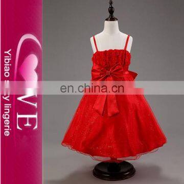 fashion style children wedding dress colorfuls one piece girls fashion clothing in China