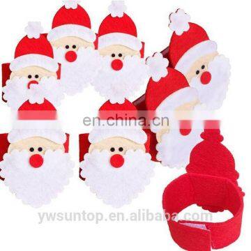 Funny Santa Claus Shape Napkin Ring Christmas Table Decoration Christmas Party Supplies