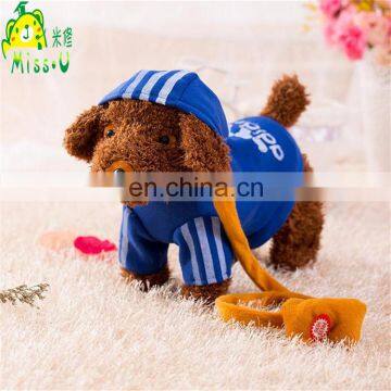 Wholesale Factory High Quality Plush Dog Fashionable Electronic Toys With Well-dressed