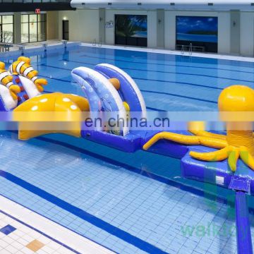 HI CE PVC tarpaulin octopus pool floating water park slides for sale