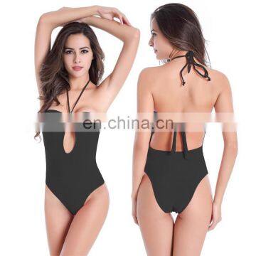 Ringed center Plus size High waist 2016 Sexy Open photo Bathing suit