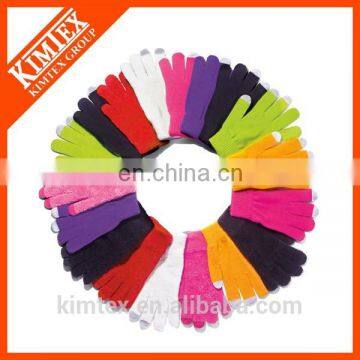 China factory wholesale custom winter acrylic gloves