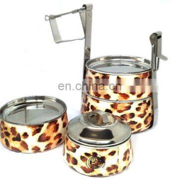 five -in-One Stainless Steel Food Container Set /new idea food storage container/ tiffin box