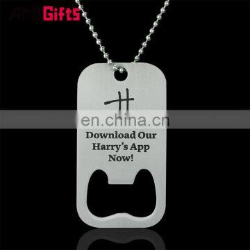 Made In China Factory Free Samples Metal Bottle Opener Dog Tags photo-2