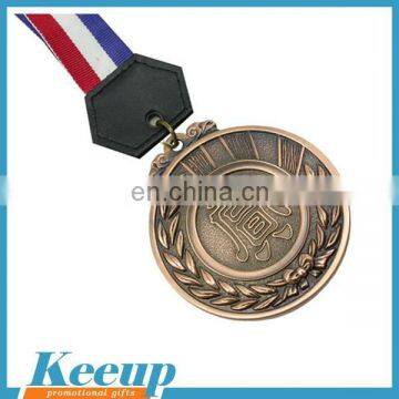 Custom Classical Promotional Old Bronze Medals with Ribbon