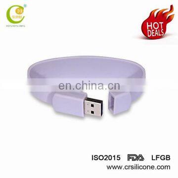 High Quality Silicone Event Giveaways Silicon Wristband Usb Flash Drive,Emboss Logo Bracelet Usb Pendrive