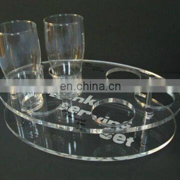 Acrylic beach cup holder,cup holder set,smart cup holder