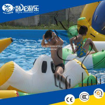 Cheap Inflatable Sport Game / Inflatable Floating Water Park Seesaw Rocker Seat Toys