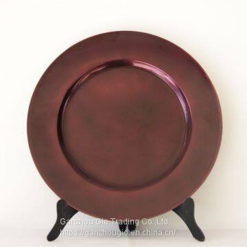 Plastic Charger Plate,christmas Decoration Plate Charger Plate Made in China YF-60015 photo-5