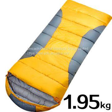Portable 210T Waterproof Nylon Spring Spinning Hollow Cotton Sleeping Bag for Spring Autumn Winter
