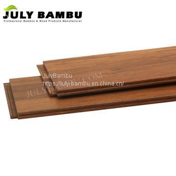 China Factory Caramel Strand Woven Bamboo Flooring Click Lock Laminated Bamboo Wood Flooring for Indoor photo-4