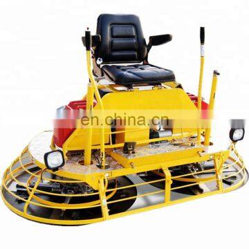 Honda power concrete ride on gasoline trowel pavement leveling machine