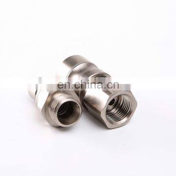 1/4'' Stainless Steel Pneumatic Quick Coupler Flat Face Hydraulic Quick Coupling Male and Female Valves