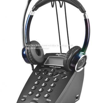 China BN200 business telephone + FC22 business telephone headset for call center