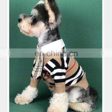 Dog Clothes Spring Autumn Dog Stripe Sweater Pet Clothing Sweater Teddy Dog Schnauzer Pomeranian Corgi Pet Clothes photo-3