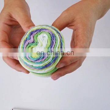 Classic 100% soft cotton yarn price manufactures for hand knitting crochet yarn