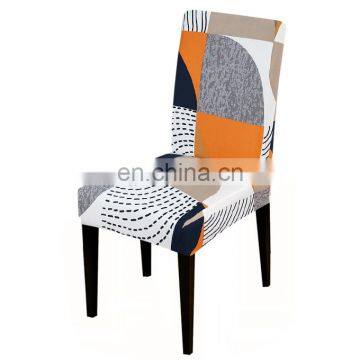 Stretch Elastic Chair Covers Spandex For Wedding Cover Kitchen Print Modern Slipcovers Furniture photo-6