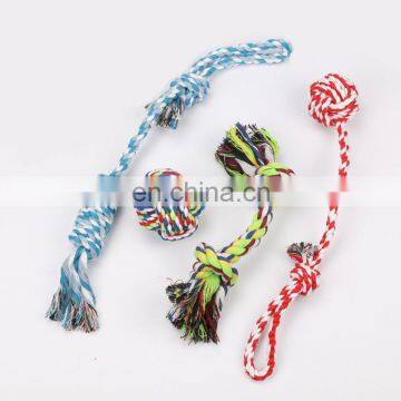 Amazon hot selling 4 pack rope pet dog toys set for puppy