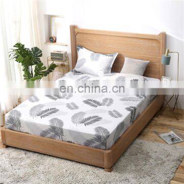 2020 Comfort Knit Polyester Flat Fitted Sheet Patterned Counterpane Mattress Pad Cover Protector With Lace From China photo-7