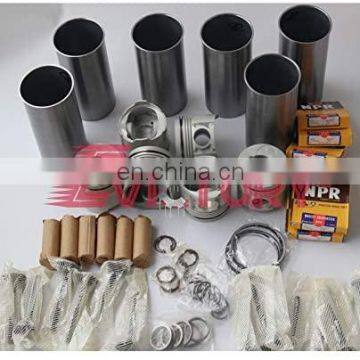 for Isuzu 6BG1T 6BG1-TC Engine Gasket Bearing Piston Liner Rebuild Kit