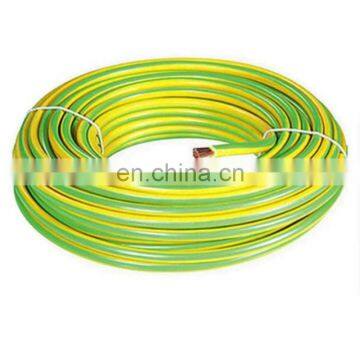 450/750V 25mm4mm6mm10mm Copper Electric Wire PVC Insulated Solid Yellow Green Grounding Cable photo-2