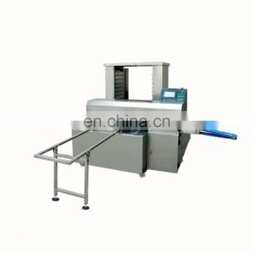 Automatic food arranging / pastry wobble plate / tray alignment machine