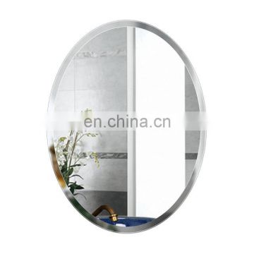 4mm high quality oval bathroom mirror glass manufacturer