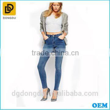 Summer Denim Jeans OEM Service Custom New Fashion Jeans for Women photo-3