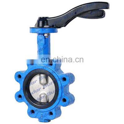 Bundor DN40-350 aluminium handle 1.0/1.6MPa  LT butterfly valve manufacturer price