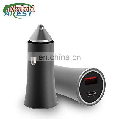 Car Charger 18W 3.1A Quick Charge 3.0 Universal Dual USB Fast Charging QC3.0 For iPhone Samsung Xiaomi Mobile Phone In Car