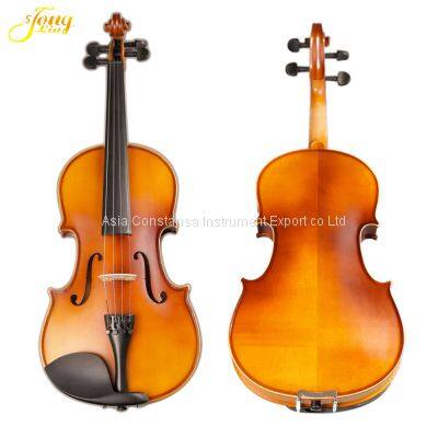 Wholesale Price Sale Musiker Brand Handmade Violin for Beginners and Children OEM ODM Brand Stringed Instruments What is the Violin Made Of? Handmade, Hand-carved Head, photo-5