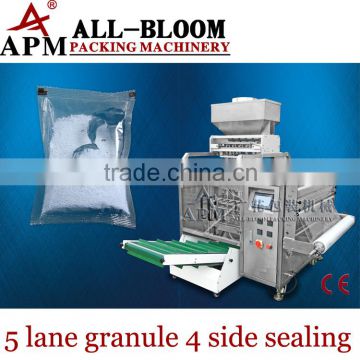 Multi-lane washing powder filling and packing machine