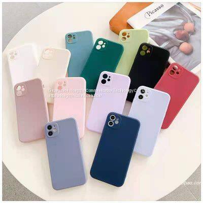 New liquid silicone fine hole mobile phone case